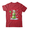 Pickleball Snowman Player Santa Hat Christmas Funny Xmas Shirt & Sweatshirt | teecentury