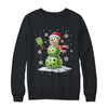 Pickleball Snowman Player Santa Hat Christmas Funny Xmas Shirt & Sweatshirt | teecentury