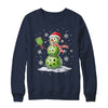 Pickleball Snowman Player Santa Hat Christmas Funny Xmas Shirt & Sweatshirt | teecentury