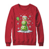 Pickleball Snowman Player Santa Hat Christmas Funny Xmas Shirt & Sweatshirt | teecentury