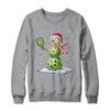 Pickleball Snowman Player Santa Hat Christmas Funny Xmas Shirt & Sweatshirt | teecentury