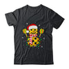 Pickleball Snowman Santa Hat Lights Christmas Pickleball Shirt & Sweatshirt | teecentury