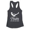 Pilates Like A Sport Only Harder Funny Pilates Women Girls Shirt & Tank Top | teecentury
