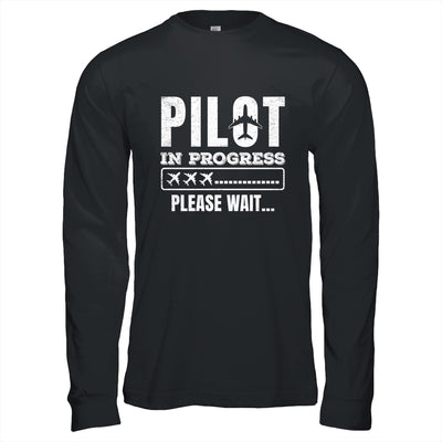 Pilot In Progress Airline Pilot Aviation Aircraft Lover Shirt & Hoodie | teecentury