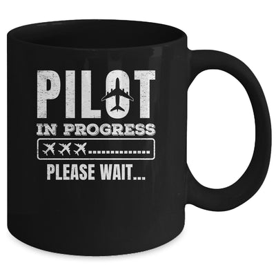 Pilot In Progress Airline Pilot Aviation Aircraft Lover Mug | teecentury