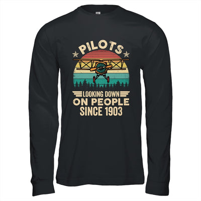 Pilots Looking Down On People Since 1903 Airplane Pilot Shirt & Hoodie | teecentury