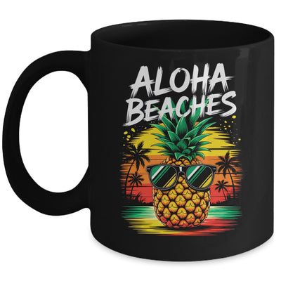 Pineapple Funny Aloha Beaches Beaches Hawaii Hawaiian Surfing Mug | teecentury