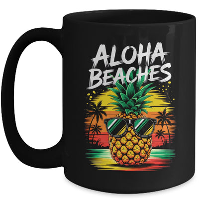 Pineapple Funny Aloha Beaches Beaches Hawaii Hawaiian Surfing Mug | teecentury