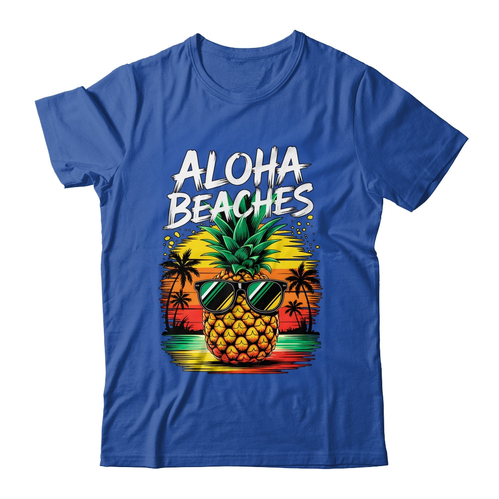 Pineapple Funny Aloha Beaches Beaches Hawaii Hawaiian Surfing Shirt & Tank Top | teecentury