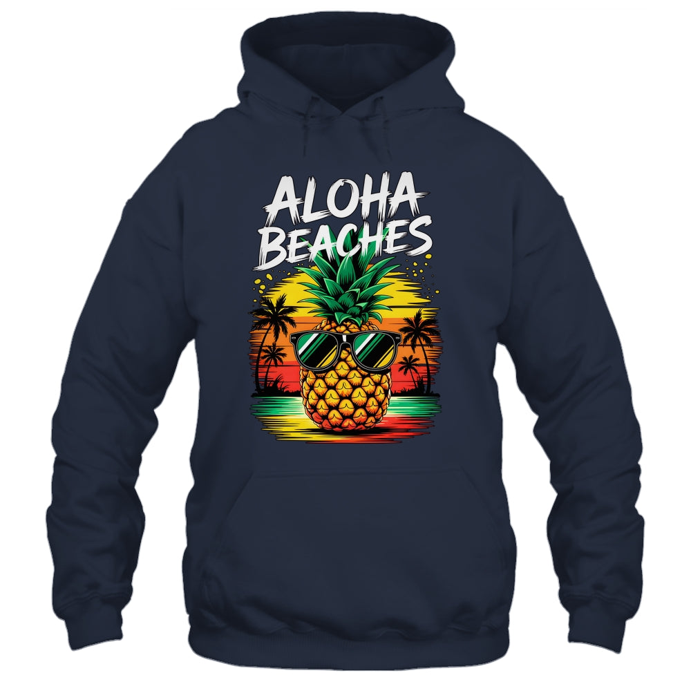 Pineapple Funny Aloha Beaches Beaches Hawaii Hawaiian Surfing Shirt & Tank Top | teecentury