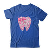 Pink Coquette Bow Dental Assistant Cute Teeth Dentist Squad Shirt & Tank Top | teecentury