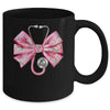 Pink Coquette Nurse Stethoscope Bow Nurse Appreciation Mug | teecentury
