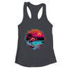 Pink Flamingo Beach Summer Vibes Palm Tree Tropical Summer Shirt & Tank Top | teecentury