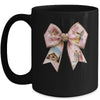 Pink Jesus Christmas Coquette Bow Christmas Nativity Women Mug | teecentury