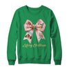 Pink Jesus Merry Christmas Coquette Bow Christmas Nativity Shirt & Sweatshirt | teecentury