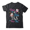 Pink Or Blue Tia Loves You Cow Baby Gender Reveal Shirt & Hoodie | teecentury