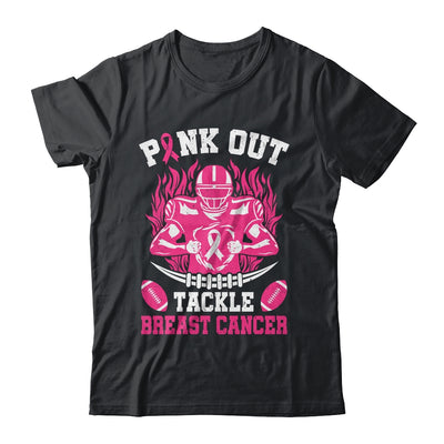 Pink Out Tackle Breast Cancer Awareness American Football Shirt & Hoodie | teecentury