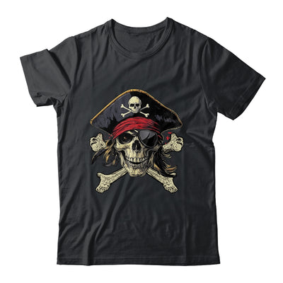 Pirate Skull Crossbones Halloween Costume Buccaneer Men Boy Shirt & Sweatshirt | teecentury