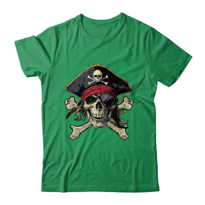 Pirate Skull Crossbones Halloween Costume Buccaneer Men Boy Shirt & Sweatshirt | teecentury
