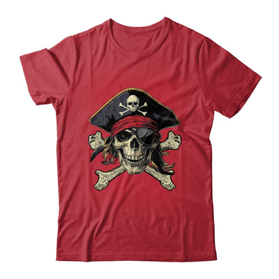 Pirate Skull Crossbones Halloween Costume Buccaneer Men Boy Shirt & Sweatshirt | teecentury