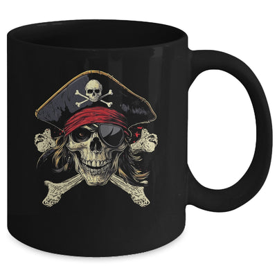 Pirate Skull Crossbones Halloween Costume Buccaneer Men Boy Mug | teecentury