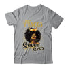 Pisces Queen Birthday Afro Girls Black Zodiac Birthday Shirt & Tank Top | teecentury