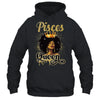 Pisces Queen Birthday Afro Girls Black Zodiac Birthday Shirt & Tank Top | teecentury