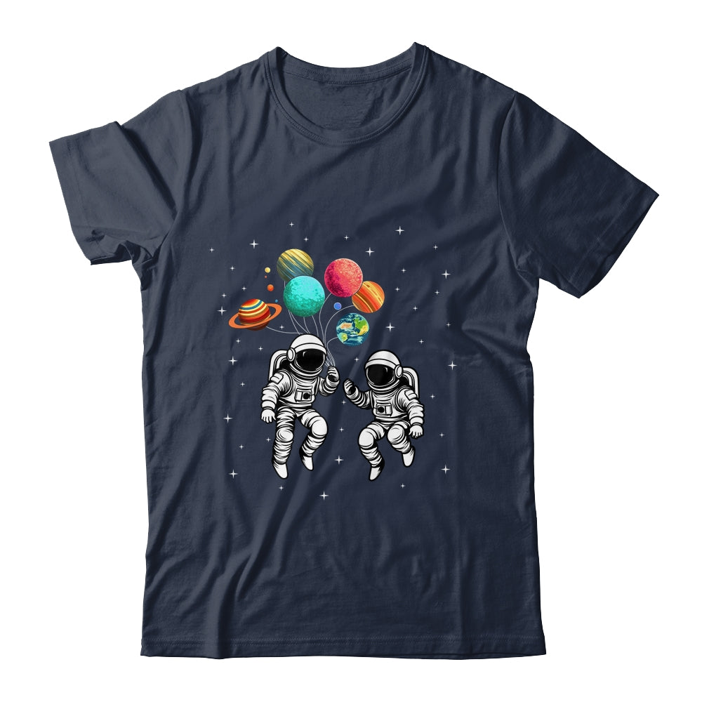 Planet Balloons Astronaut Planets Spaceman Space Outer Shirt & Tank Top | teecentury