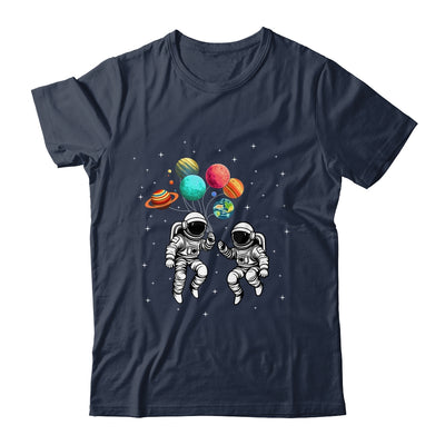 Planet Balloons Astronaut Planets Spaceman Space Outer Shirt & Tank Top | teecentury