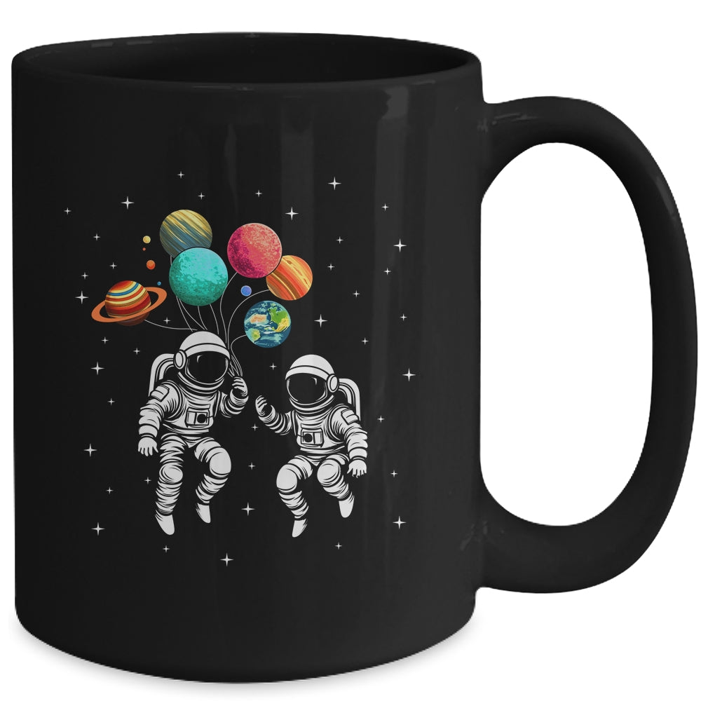 Planet Balloons Astronaut Planets Spaceman Space Outer Mug | teecentury