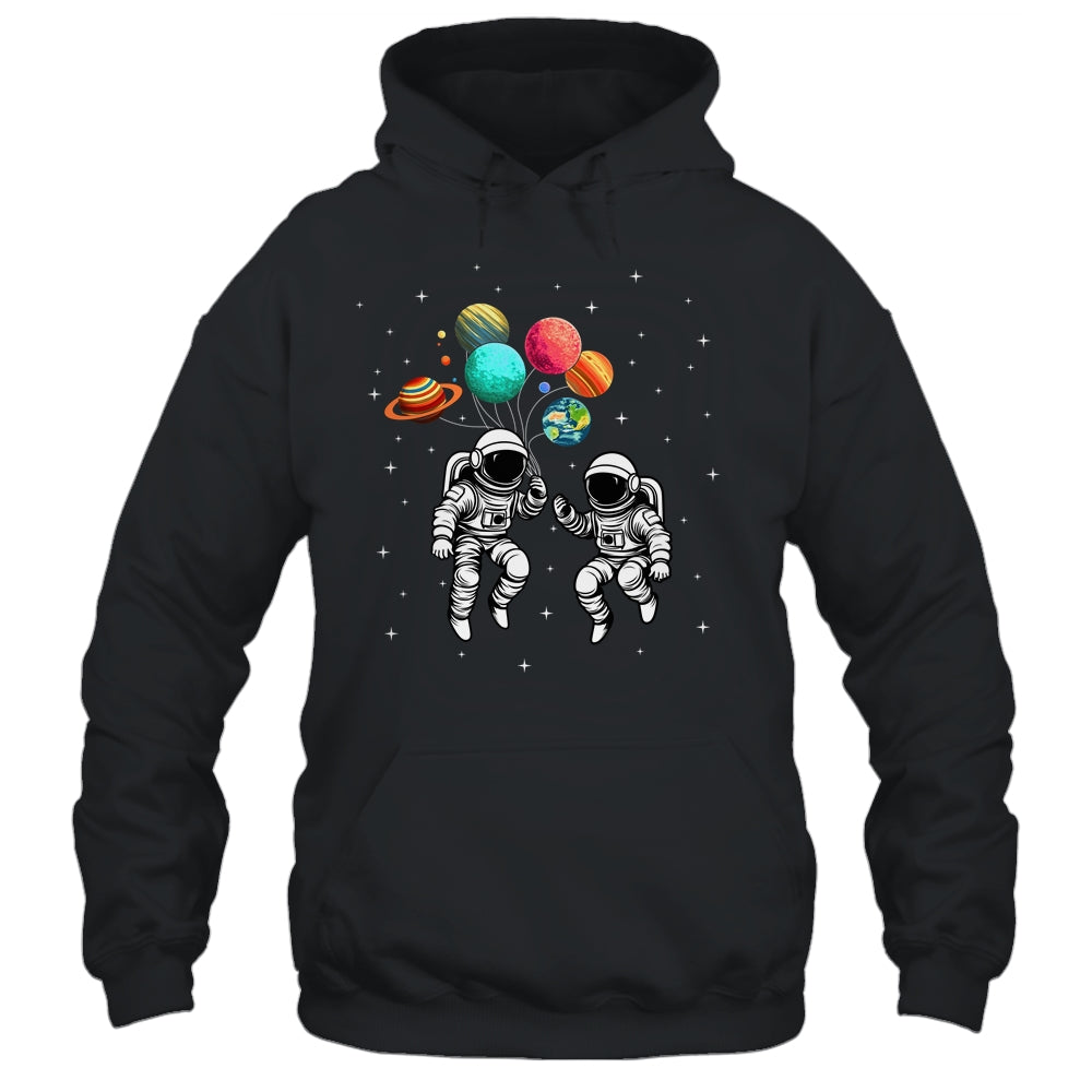Planet Balloons Astronaut Planets Spaceman Space Outer Shirt & Tank Top | teecentury