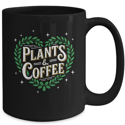 Plants & Coffee Funny Gardening Plant Garden Lover Gardener Mug | teecentury