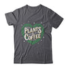 Plants & Coffee Funny Gardening Plant Garden Lover Gardener Shirt & Tank Top | teecentury