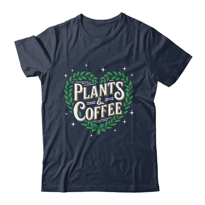 Plants & Coffee Funny Gardening Plant Garden Lover Gardener Shirt & Tank Top | teecentury
