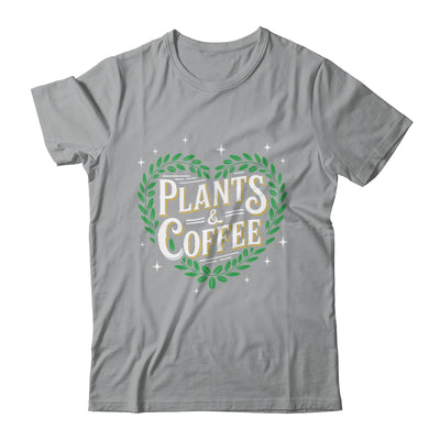 Plants & Coffee Funny Gardening Plant Garden Lover Gardener Shirt & Tank Top | teecentury