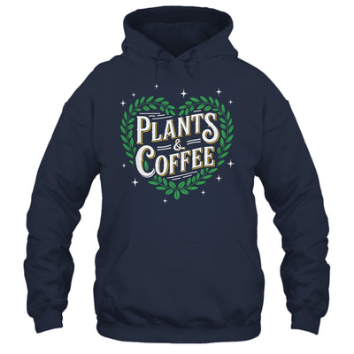 Plants & Coffee Funny Gardening Plant Garden Lover Gardener Shirt & Tank Top | teecentury