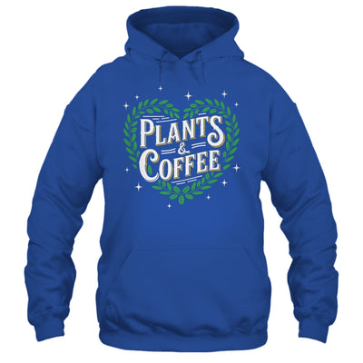 Plants & Coffee Funny Gardening Plant Garden Lover Gardener Shirt & Tank Top | teecentury