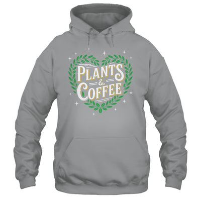 Plants & Coffee Funny Gardening Plant Garden Lover Gardener Shirt & Tank Top | teecentury