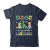Play Is My Favorite Language Dinosaurs Speech Therapy SLP Shirt & Tank Top | teecentury