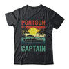 Pontoon Captain Vintage Boat Boating For Men Women Shirt & Tank Top | teecentury