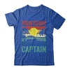Pontoon Captain Vintage Boat Boating For Men Women Shirt & Tank Top | teecentury