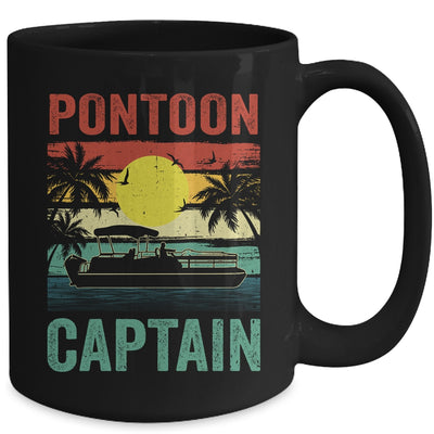 Pontoon Captain Vintage Boat Boating For Men Women Mug | teecentury