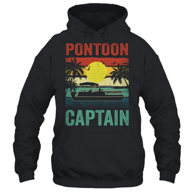 Pontoon Captain Vintage Boat Boating For Men Women Shirt & Tank Top | teecentury