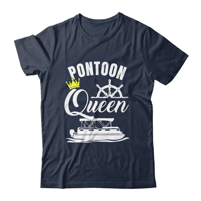 Pontoon Queen For Women Funny Pontoon Boat Party Accessories Shirt & Tank Top | teecentury