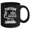 Pontoon Queen For Women Funny Pontoon Boat Party Accessories Mug | teecentury