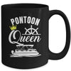 Pontoon Queen For Women Funny Pontoon Boat Party Accessories Mug | teecentury