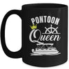 Pontoon Queen For Women Funny Pontoon Boat Party Accessories Mug | teecentury