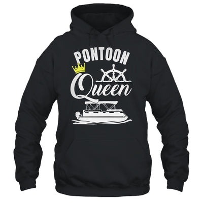 Pontoon Queen For Women Funny Pontoon Boat Party Accessories Shirt & Tank Top | teecentury