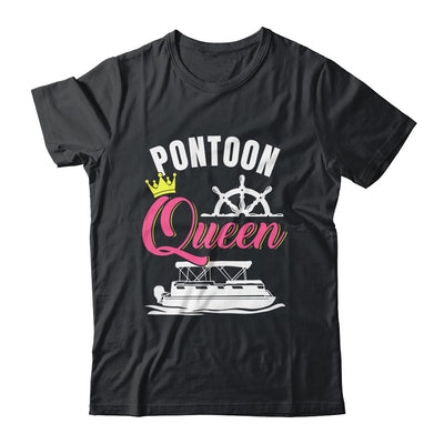 Pontoon Queen For Women Funny Pontoon Boat Pontooning Party Shirt & Tank Top | teecentury