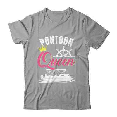 Pontoon Queen For Women Funny Pontoon Boat Pontooning Party Shirt & Tank Top | teecentury